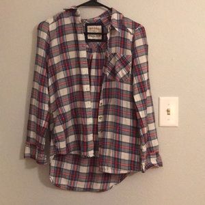 A plaided flannel.